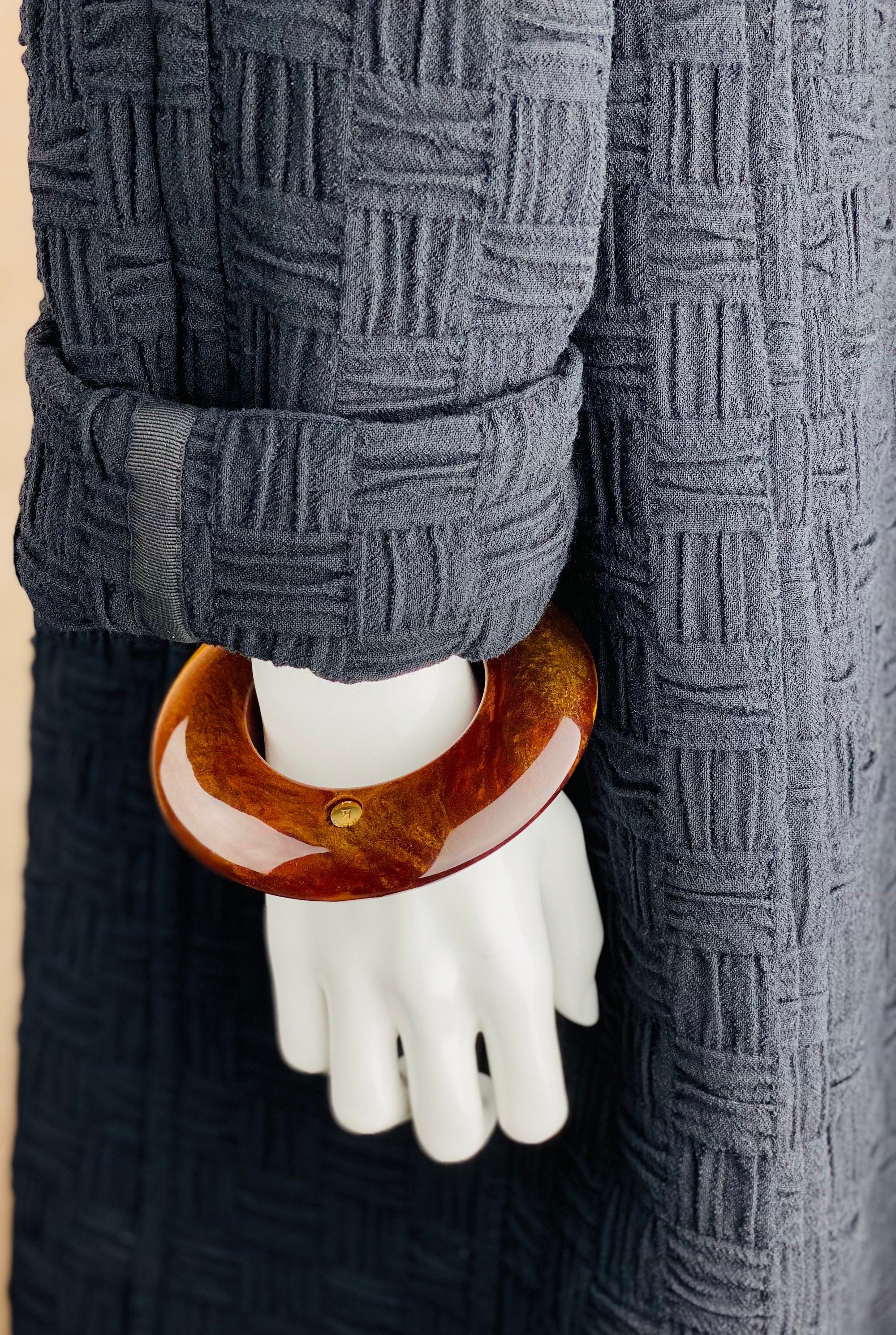 DISCUS - 19mm thick wide flat bracelet