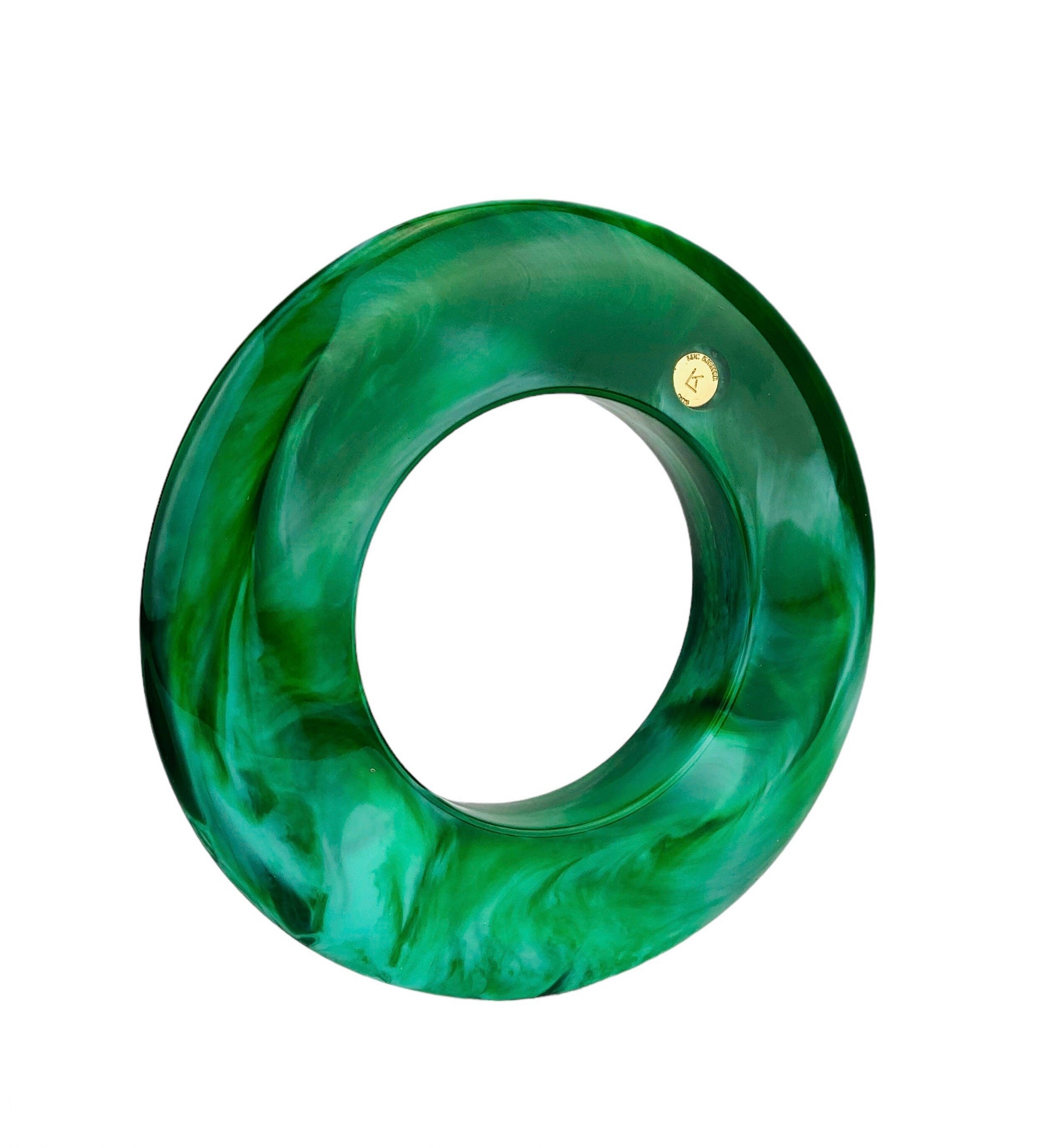DISCUS - 19mm thick wide flat bracelet