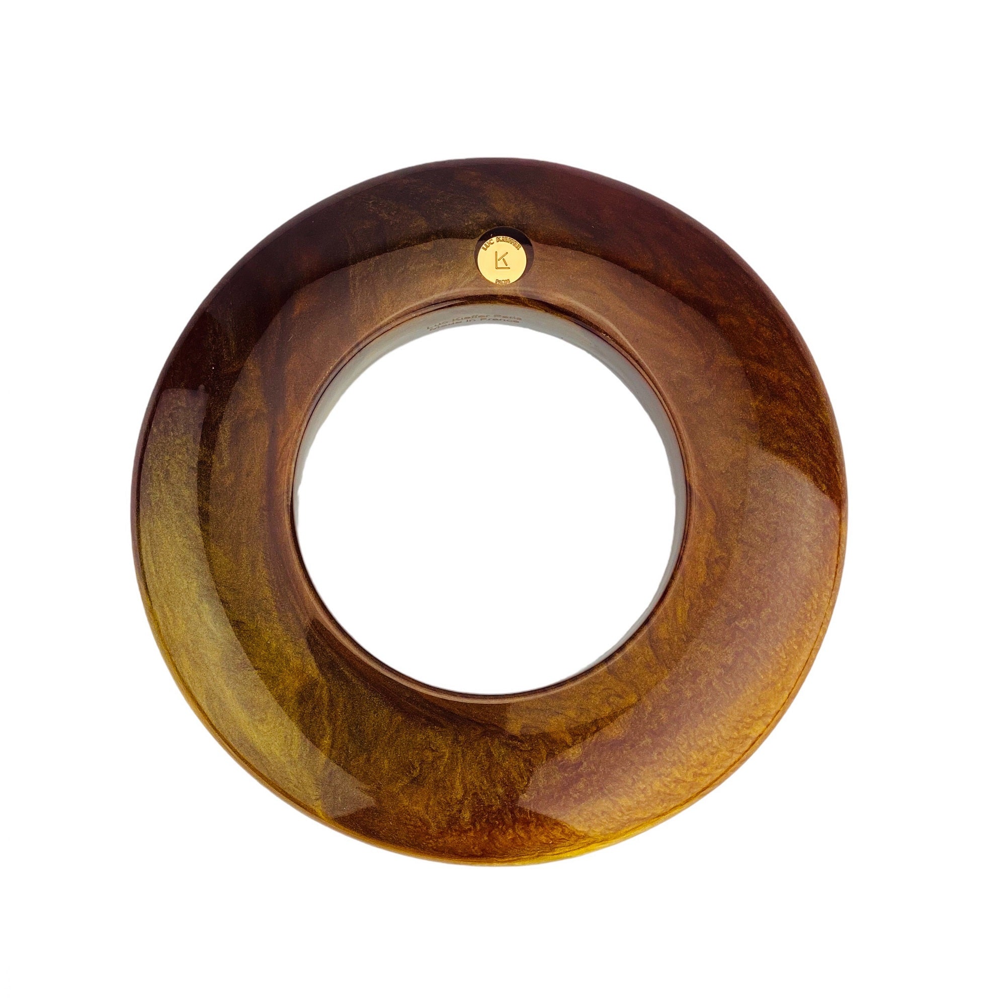 DISCUS - Bracelet plat large de 19mm d'épaisseur