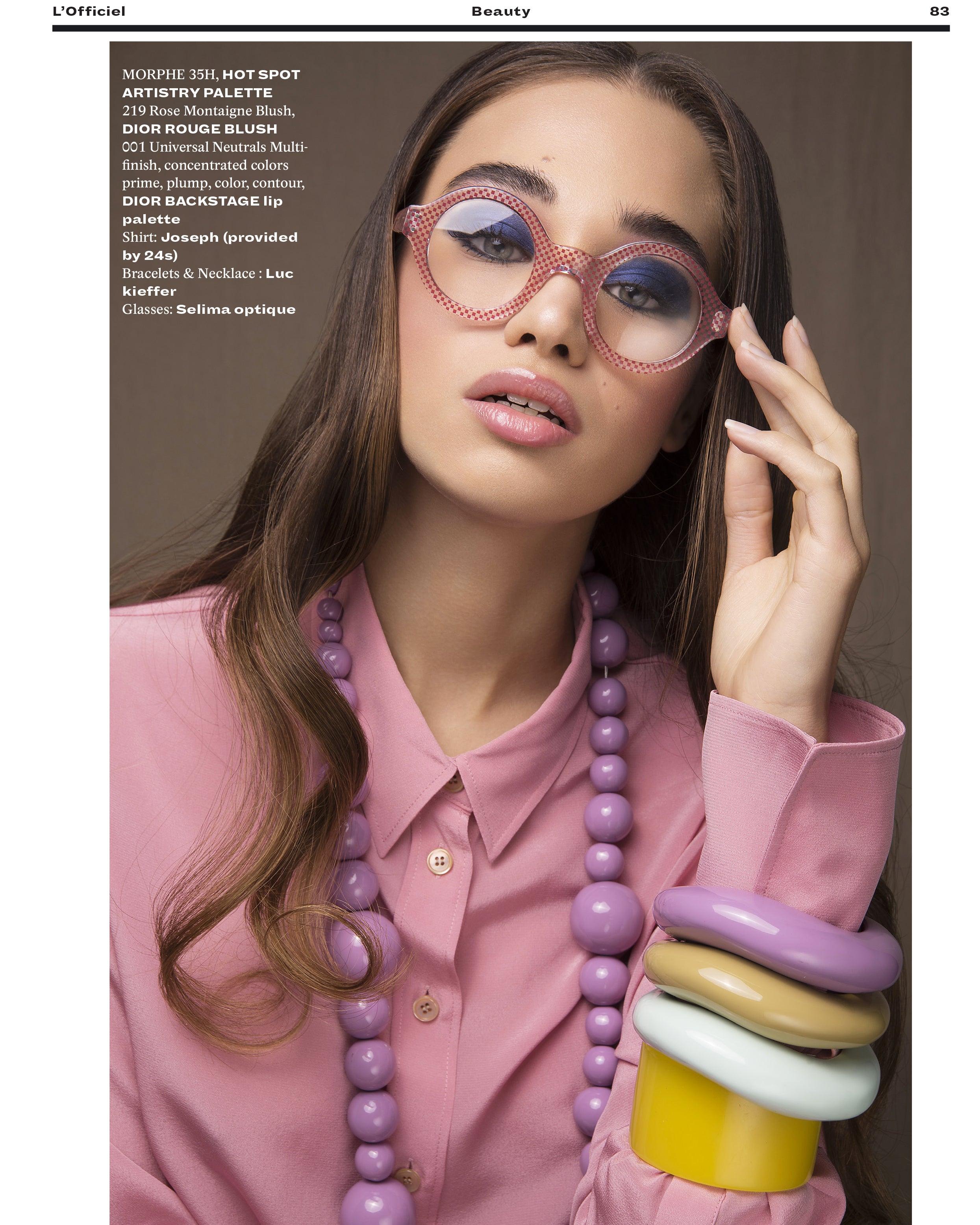 L'Officiel Inde met à l'honneur les bracelets Soho et Tutti Frutti