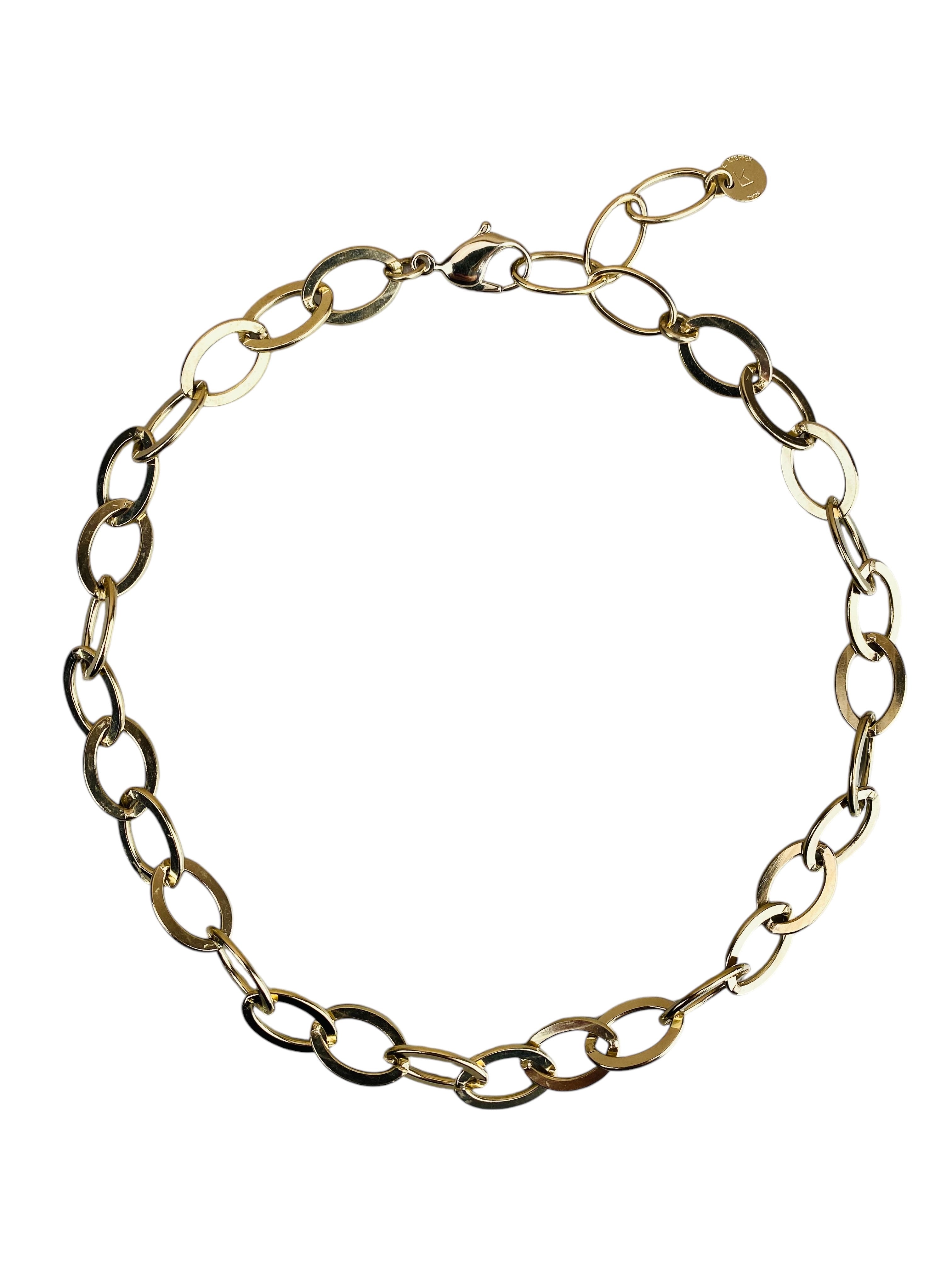 Collier doré collection "Chaînes"