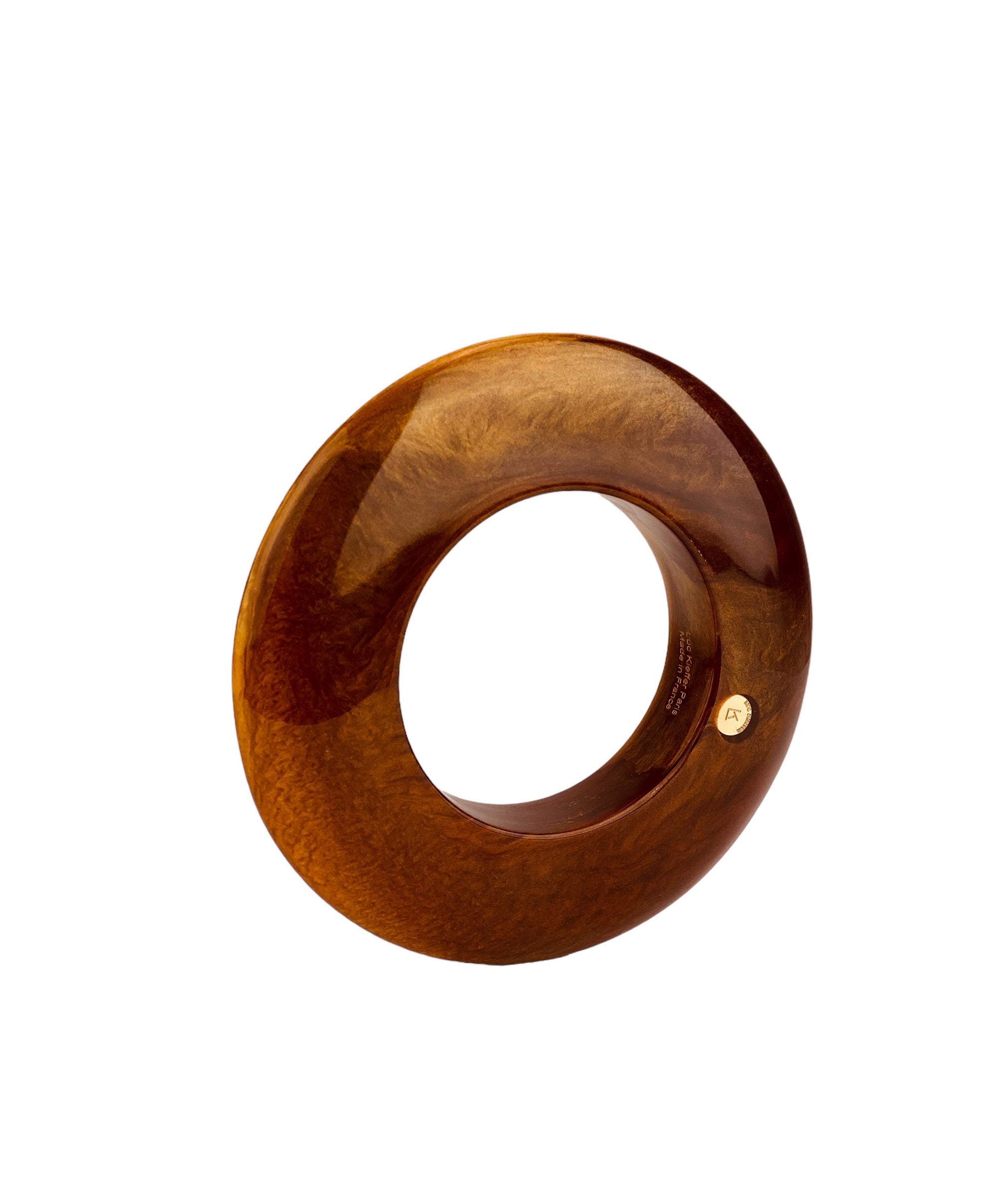 DISCUS - 19mm thick wide flat bracelet