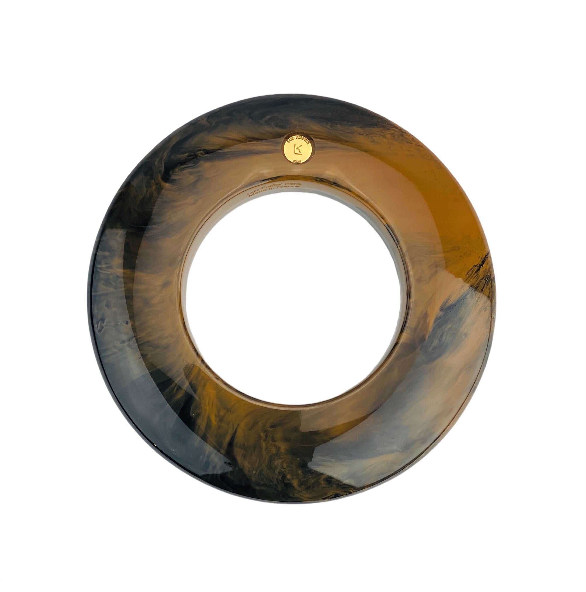 DISCUS - 19mm thick wide flat bracelet