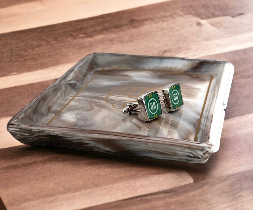Cufflinks 59 green DBR1