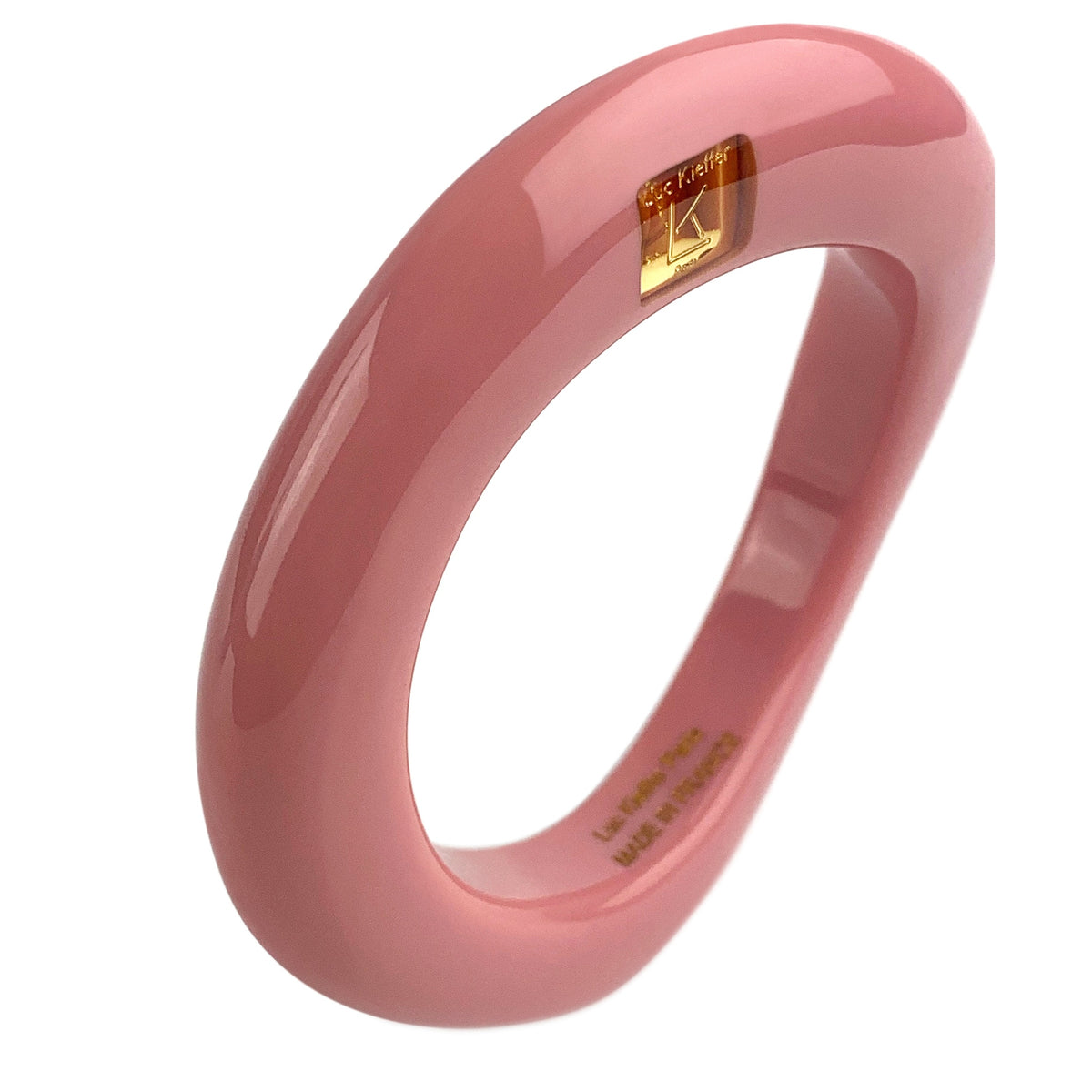 Bracelet En Résine Luc Kieffer Modèle Soho - Couleur Ambre/marron, Occasion